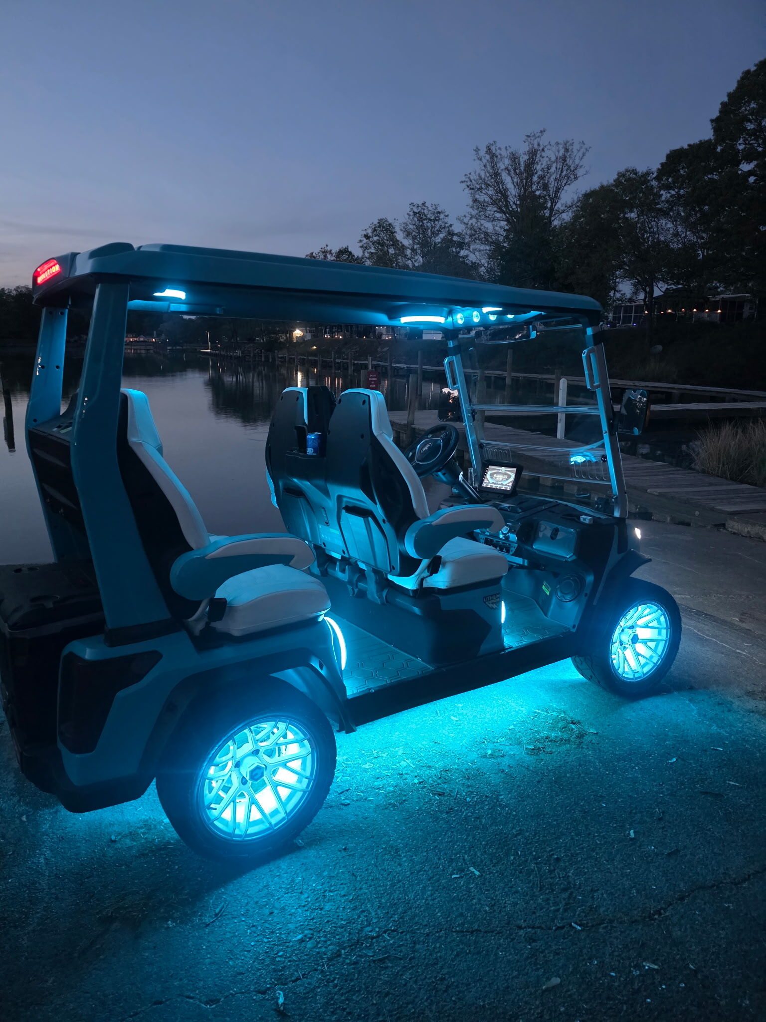 Evolution Golf Cart Wheel Lights EASY bolt on
