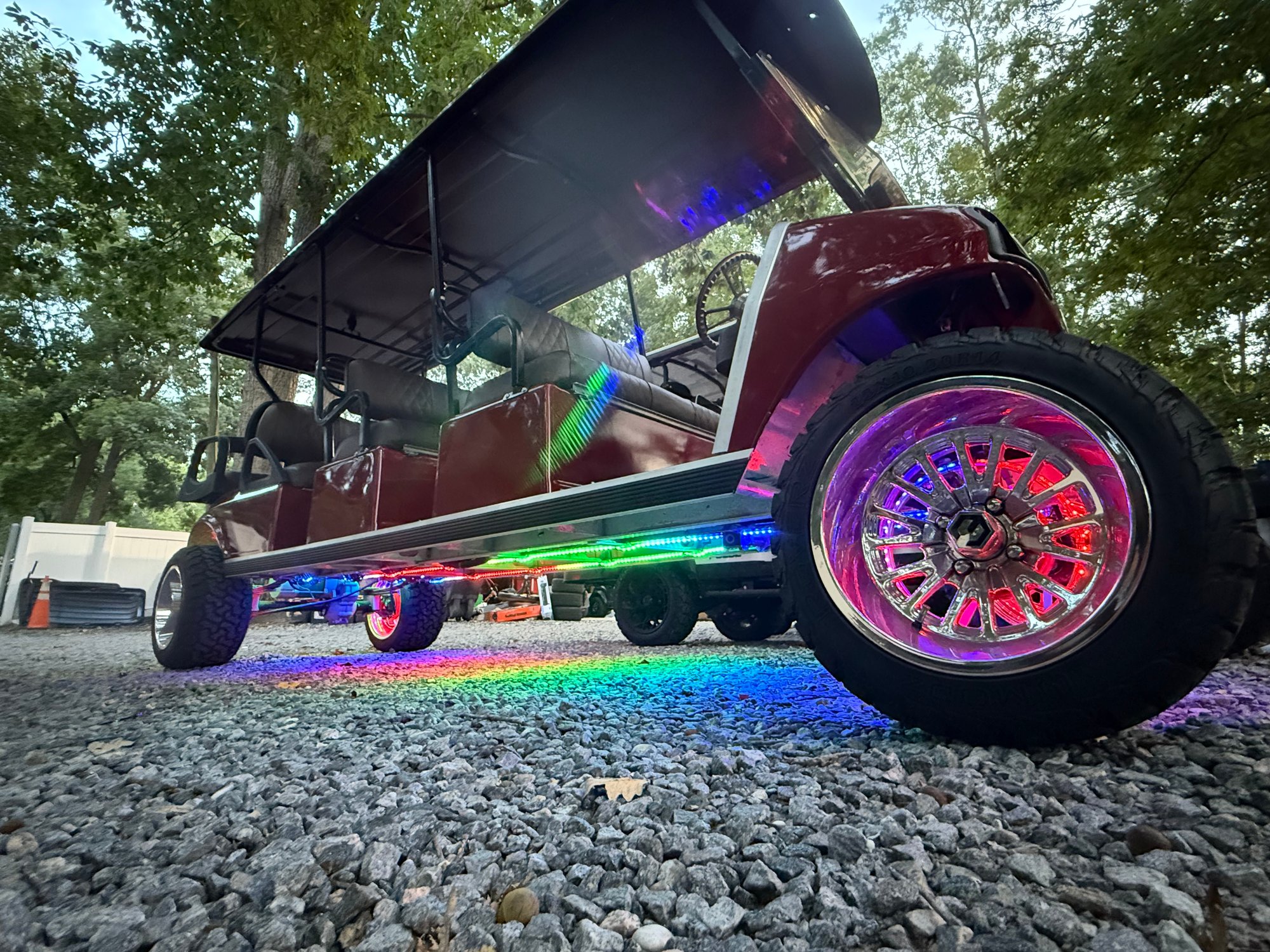 modz golf cart wheel lights